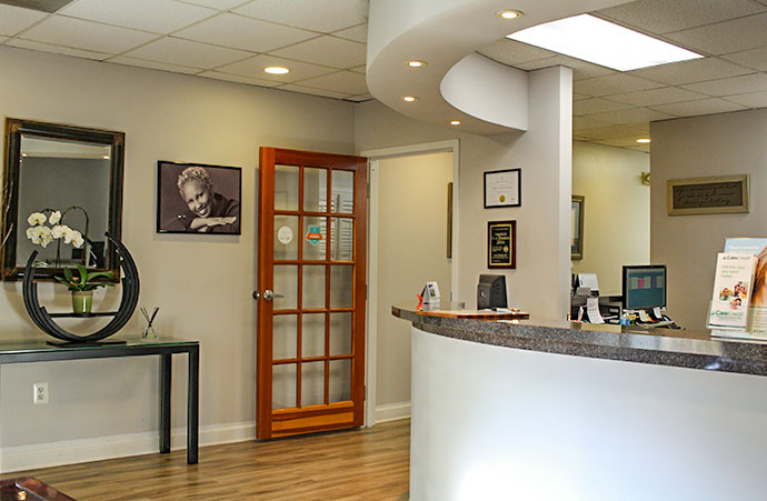 dental office main reception desk