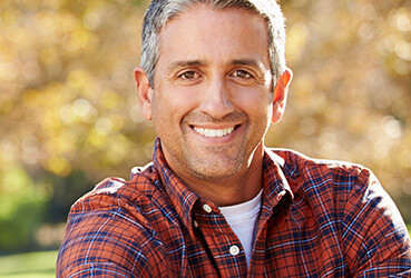 man wearing plaid shirt