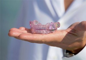 Oral appliance for sleep apnea.