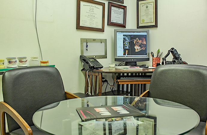 dental patient consultation room