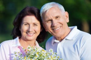 A happy senior couple.